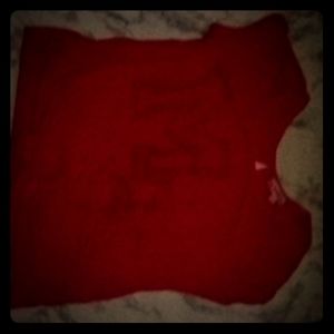 Red little girls shirt